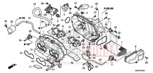 FILTRE A AIR CBF1000FAC de 2012